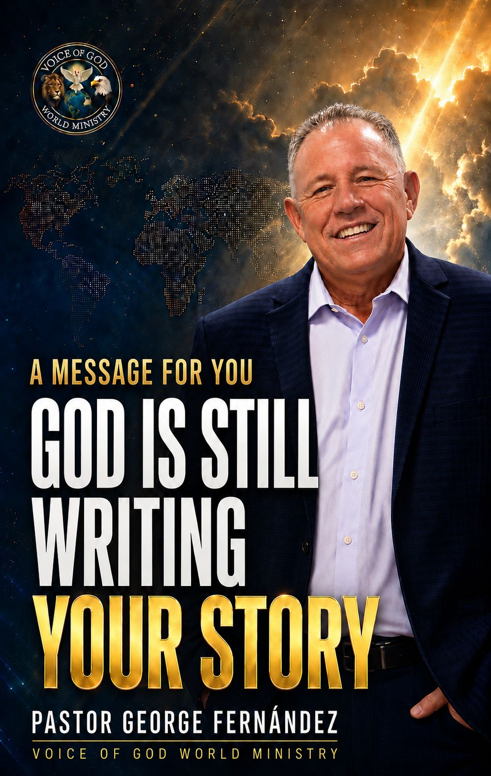Pastor George Fernandez with the message God is still writing your story